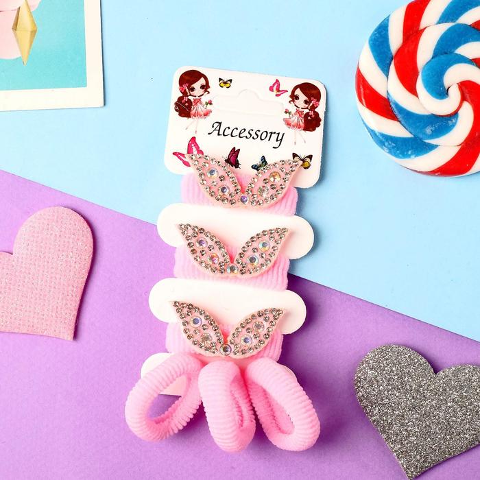 Резинка для волос "Лола" (набор 6 шт) ушки сверкание, розовый
Резинка для волос "Лола" (набор 6 шт) ушки сверкание, розовый