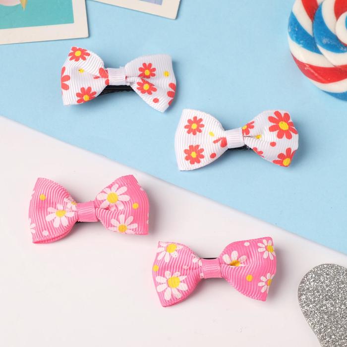 Зажим для волос "Бантик Вивиан" летние цветочки, 4,5х2 см, микс
Зажим для волос "Бантик Вивиан" летние цветочки, 4,5х2 см, микс