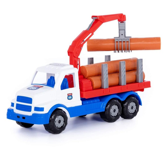 Автомобиль-лесовоз «Сталкер», цвет бело-синий
Автомобиль-лесовоз «Сталкер», цвет бело-синий