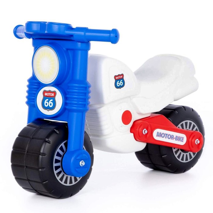 Мотоцикл «Моторбайк», цвет бело-синий 
Мотоцикл «Моторбайк», цвет бело-синий