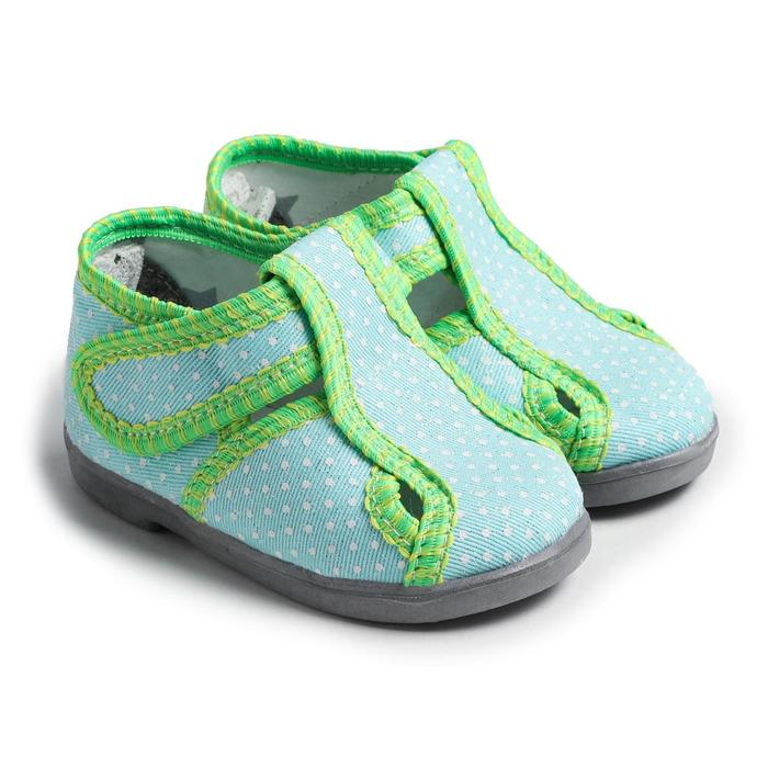 Тапочки детские, цвет салатовый горох, размер 23
Тапочки детские, цвет салатовый горох, размер 23