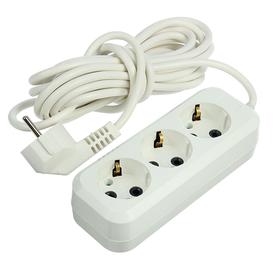 Удлинитель Toker 3R3-5, 3 розетки, 5 м, 10 А, 2200 Вт, ПВС 3х0.75 мм2, с з/к, белый
Удлинитель Toker 3R3-5, 3 розетки, 5 м, 10 А, 2200 Вт, ПВС 3х0.75 мм2, с з/к, белый