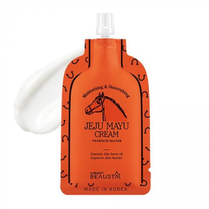 Крем для лица с лошадиным маслом BEAUSTA JEJU Mayu Cream, интенсивный питательный, 15 мл
Крем для лица с лошадиным маслом BEAUSTA JEJU Mayu Cream, интенсивный питательный, 15 мл
