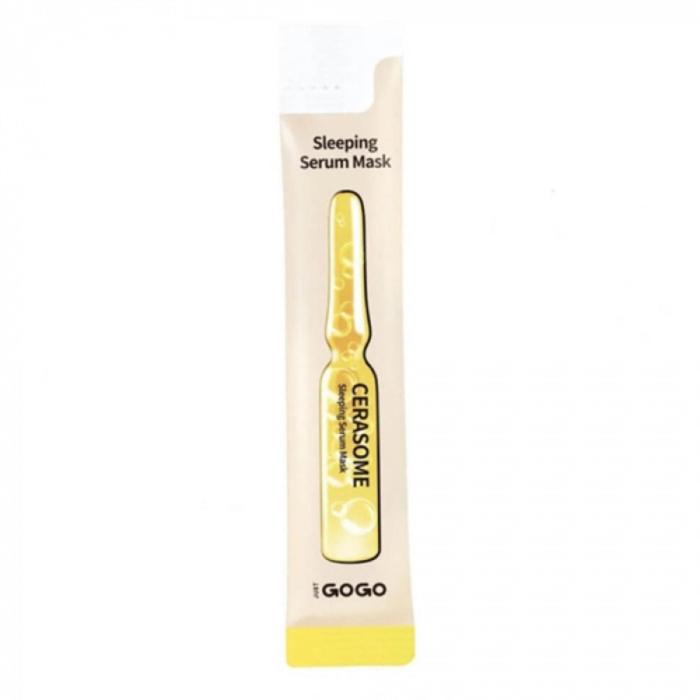 Сыворотка-маска для лица JUST GOGO Cerasome Sleeping Serum Mask ночная, с керасомами, 4 мл
Сыворотка-маска для лица JUST GOGO Cerasome Sleeping Serum Mask ночная, с керасомами, 4 мл