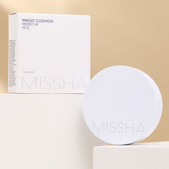Тональный крем-кушон MISSHA Magic Cushion Moist Up SPF50+/PA+++ (No.21), 15 г
Тональный крем-кушон MISSHA Magic Cushion Moist Up SPF50+/PA+++ (No.21), 15 г