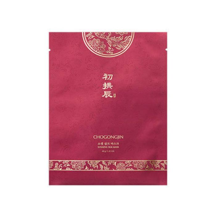 Тканевая маска с шёлком MISSHA Chogongjin Sosaeng Silk Mask, антивозрастная укрепляющая, 40 г
Тканевая маска с шёлком MISSHA Chogongjin Sosaeng Silk Mask, антивозрастная укрепляющая, 40 г