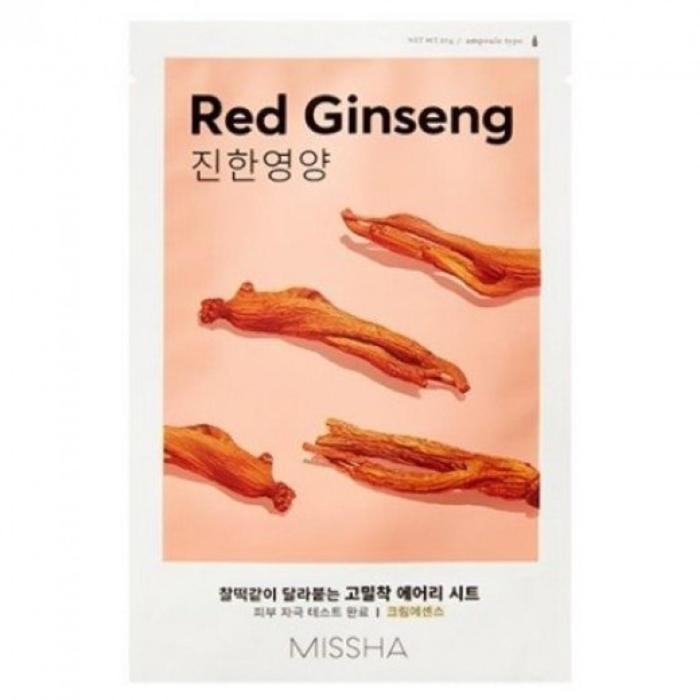 Маска для лица MISSHA Airy Fit Sheet Mask Red Ginseng
Маска для лица MISSHA Airy Fit Sheet Mask Red Ginseng