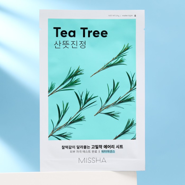Маска для лица MISSHA Airy Fit Sheet Mask Tea Tree
Маска для лица MISSHA Airy Fit Sheet Mask Tea Tree