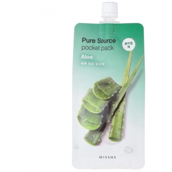 Маска для лица MISSHA Pure Source Pocket Pack Aloe, 10 мл 
Маска для лица MISSHA Pure Source Pocket Pack Aloe, 10 мл