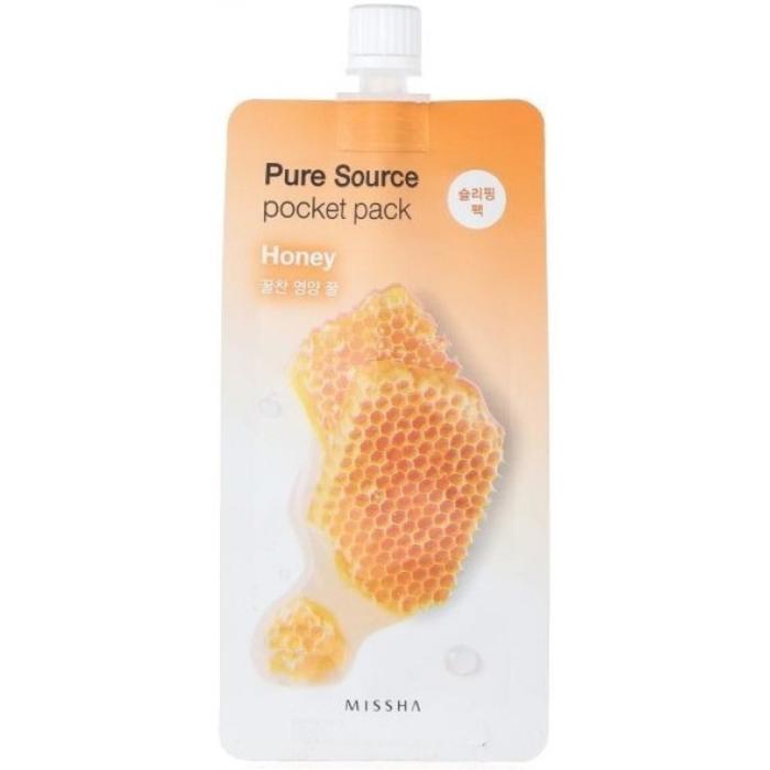 Маска для лица MISSHA Pure Source Pocket Pack Honey, 10 мл 
Маска для лица MISSHA Pure Source Pocket Pack Honey, 10 мл