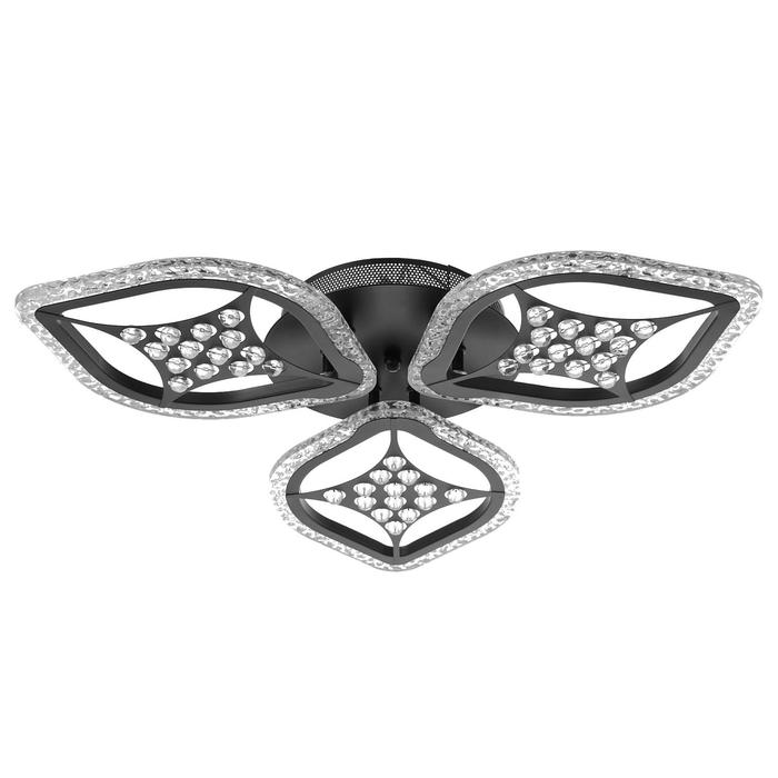 Люстра с ПДУ 1526/3BK LED 72Вт 3000-6000К диммер черный 58х58х8 см
Люстра с ПДУ 1526/3BK LED 72Вт 3000-6000К диммер черный 58х58х8 см