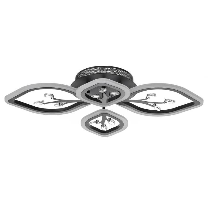 Люстра с ПДУ 1533/4BK LED 76Вт 3000-6000К диммер черный 65х10 см
Люстра с ПДУ 1533/4BK LED 76Вт 3000-6000К диммер черный 65х10 см