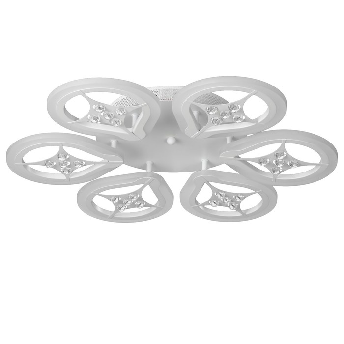 Люстра с ПДУ 1546/6WT LED 96Вт 3000-6000К диммер белый 57х57х7 см 
Люстра с ПДУ 1546/6WT LED 96Вт 3000-6000К диммер белый 57х57х7 см