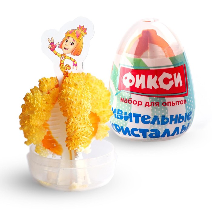 Яйцо-сюрприз "Вырасти кристалл", набор для опытов, Фиксики МИКС
Яйцо-сюрприз "Вырасти кристалл", набор для опытов, Фиксики МИКС