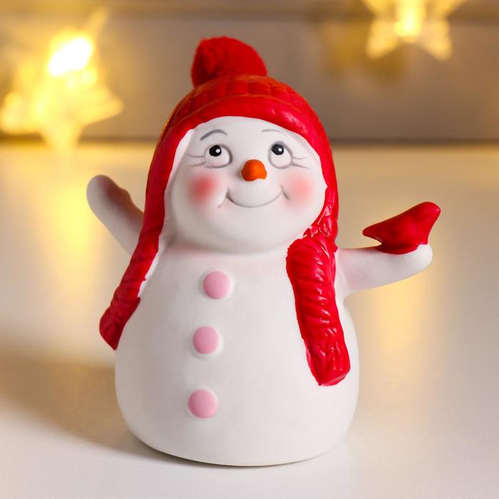 Фигурка "Снеговик со снегирем" 5х8х8 см
Фигурка "Снеговик со снегирем" 5х8х8 см