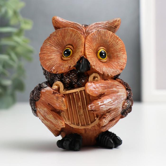 Фигурка "Сова с арфой" 7x6x9 см
Фигурка "Сова с арфой" 7x6x9 см