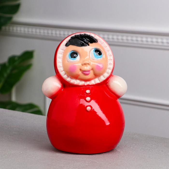 Копилка "Неваляшка", красная, керамика, 23 см, микс
Копилка "Неваляшка", красная, керамика, 23 см, микс