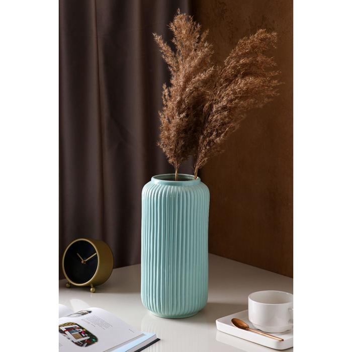 Ваза керамическая "Юта", настольная, голубая, 30 см
Ваза керамическая "Юта", настольная, голубая, 30 см