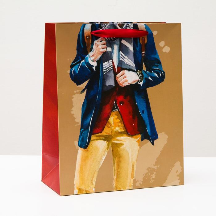 Пакет подарочный "Мужской стиль", 26 х 32 х 12 см
Пакет подарочный "Мужской стиль", 26 х 32 х 12 см