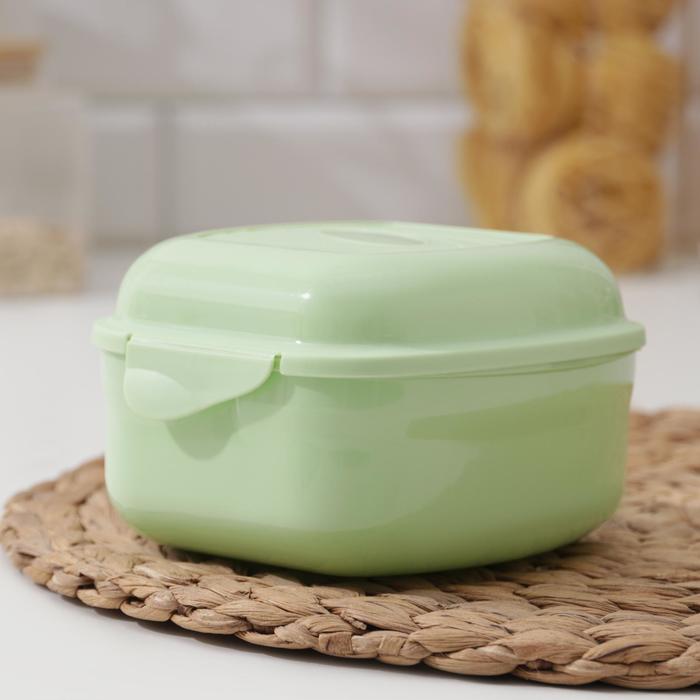 Ланч-бокс Verona, 900 мл, цвет светло-зелёный 
Ланч-бокс Verona, 900 мл, цвет светло-зелёный