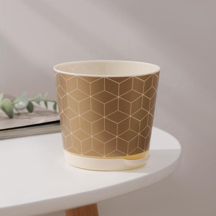 Горшок для цветов с прикорневым поливом Oregano, 500 мл, d=10 см, с декором, цвет бежевый
Горшок для цветов с прикорневым поливом Oregano, 500 мл, d=10 см, с декором, цвет бежевый