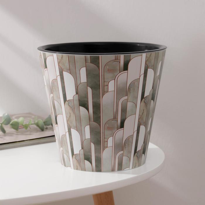 Кашпо для цветов Rosemary,с дренажной вставкой, 4 л, d=20 см, с декором, цвет белый
Кашпо для цветов Rosemary,с дренажной вставкой, 4 л, d=20 см, с декором, цвет белый