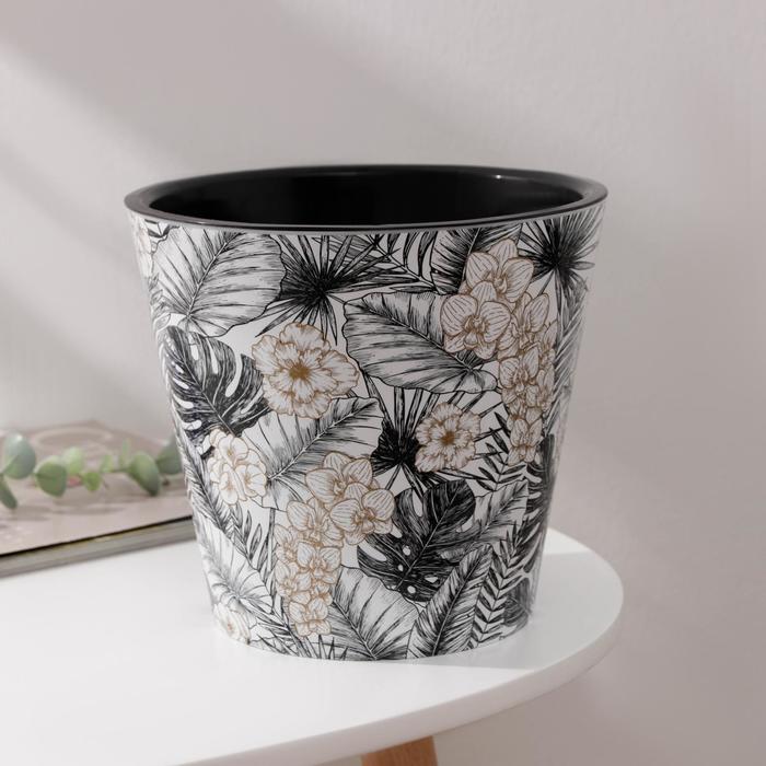 Горшок для цветов Rosemary,с дренажной вставкой, 4 л, d=20 см, с декором, цвет белый 
Горшок для цветов Rosemary,с дренажной вставкой, 4 л, d=20 см, с декором, цвет белый