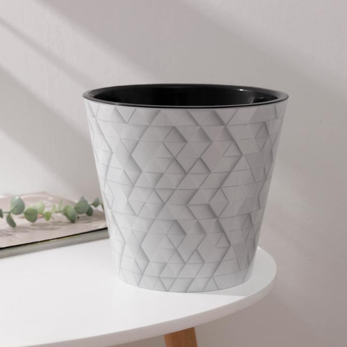 Кашпо для цветов Rosemary,с дренажной вставкой, 4 л, d=20 см, с декором, цвет белый
Кашпо для цветов Rosemary,с дренажной вставкой, 4 л, d=20 см, с декором, цвет белый