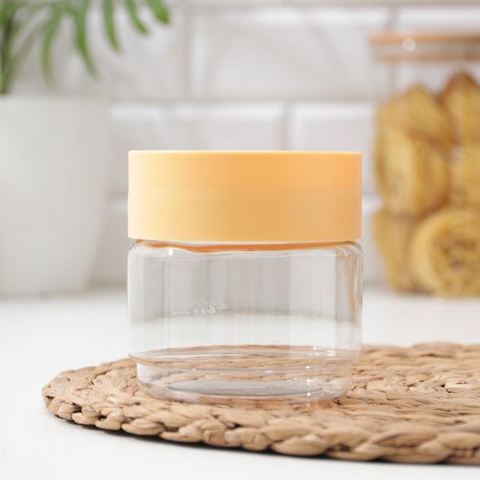 Ёмкость для сыпучих продуктов, Asti, 500 мл, цвет бледно-жёлтый
Ёмкость для сыпучих продуктов, Asti, 500 мл, цвет бледно-жёлтый