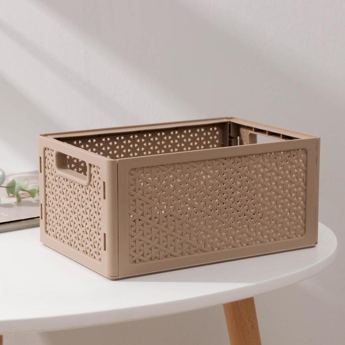 Ящик складной Wenge, 4,3 л, 24×16×11 см, цвет бежевый
Ящик складной Wenge, 4,3 л, 24×16×11 см, цвет бежевый