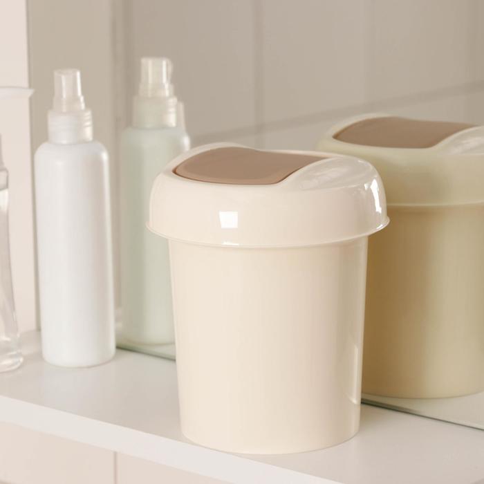 Контейнер для мусора Palm, 1 л, цвет светло-бежевый
Контейнер для мусора Palm, 1 л, цвет светло-бежевый