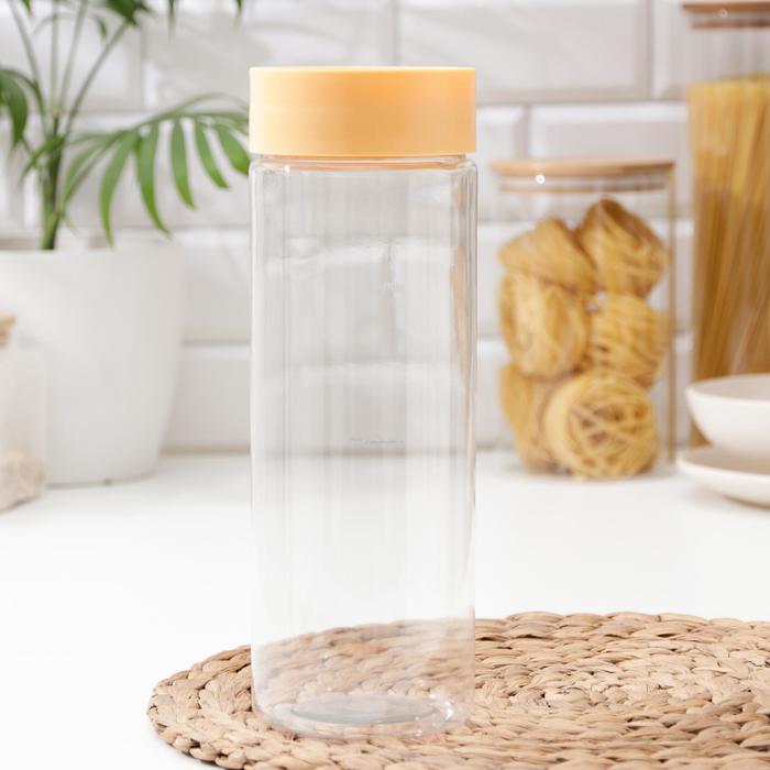 Ёмкость для сыпучих продуктов, Asti, 1,5 л, цвет бледно-жёлтый
Ёмкость для сыпучих продуктов, Asti, 1,5 л, цвет бледно-жёлтый