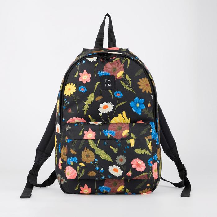 Рюкзак детский, отдел на молнии, наружный карман, цвет чёрный, «Цветы»
Рюкзак детский, отдел на молнии, наружный карман, цвет чёрный, «Цветы»