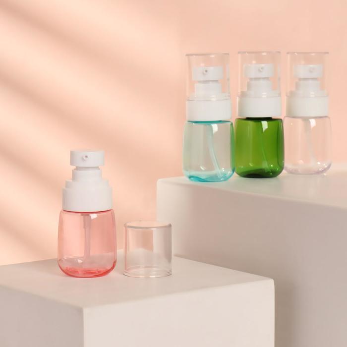 Бутылочка для хранения, с дозатором, 30 мл, цвет МИКС
Бутылочка для хранения, с дозатором, 30 мл, цвет МИКС