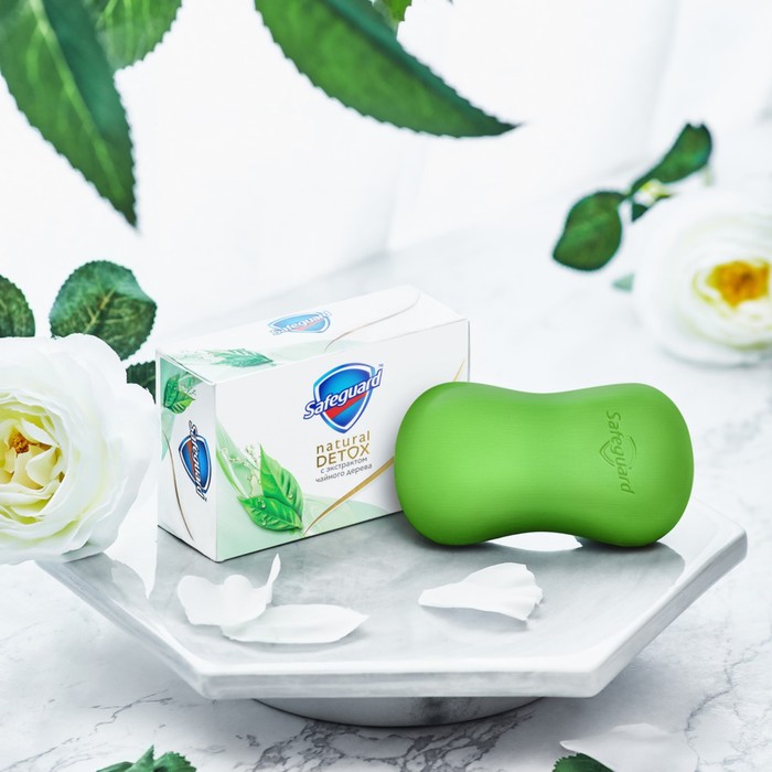 Мыло туалетное Safeguard "Natural Detox" экстракт Чайного дерева, антибактер. 110 г (3 шт)
Мыло туалетное Safeguard "Natural Detox" экстракт Чайного дерева, антибактер. 110 г (3 шт)