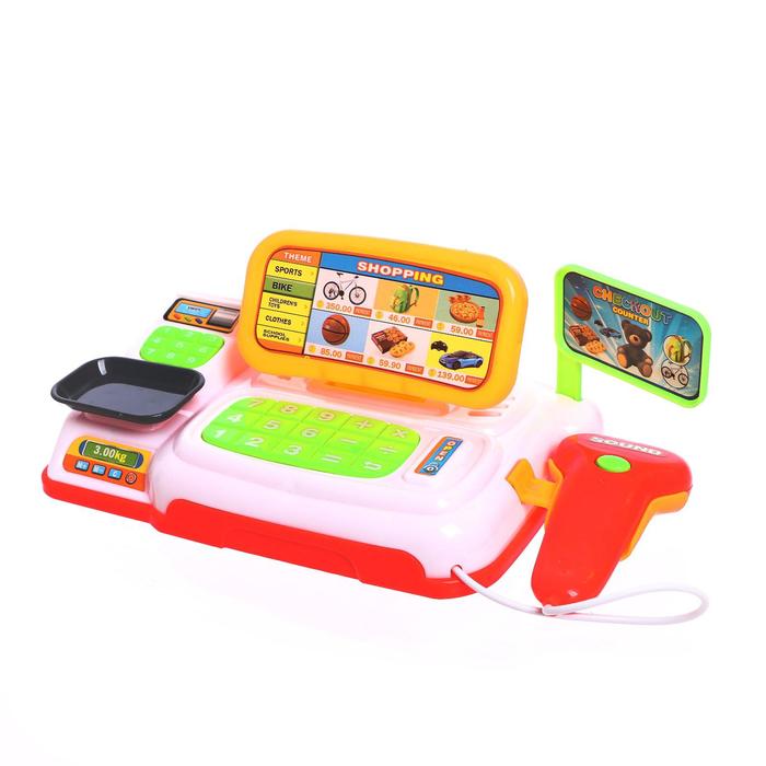 фото Набор игровой "мини магазин" свет, звук с аксессуарами