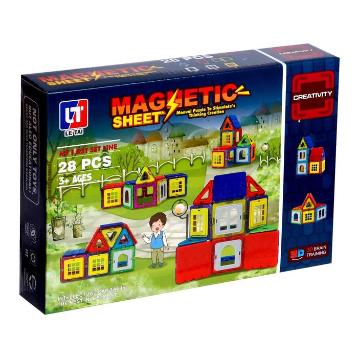 Конструктор магнитный «Магический магнит», 28 деталей
Конструктор магнитный «Магический магнит», 28 деталей