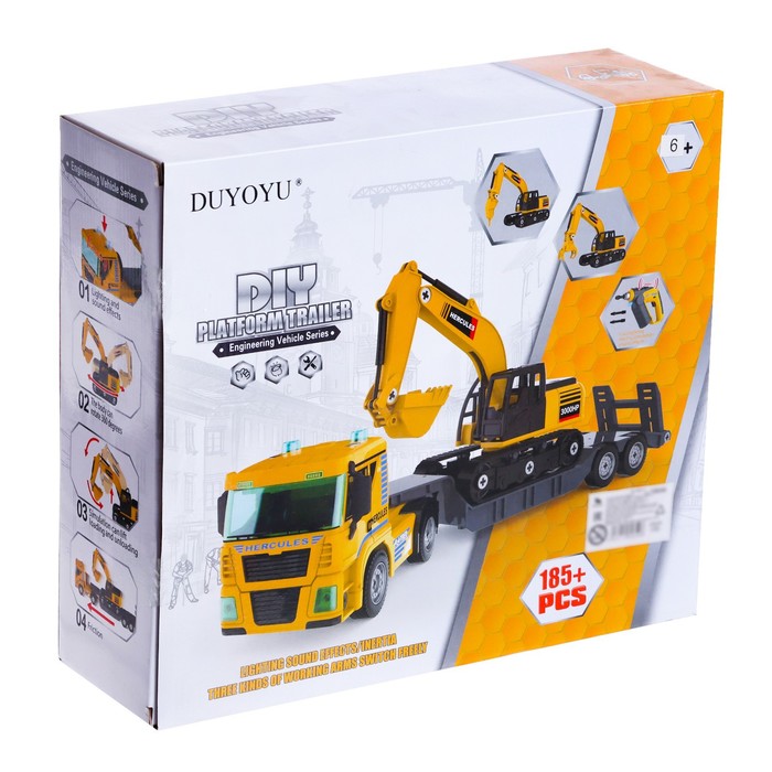 Конструктор винтовой «Стройтехника», с электрическим шуруповертом, световые и звуковые эффекты, 185 деталей
Конструктор винтовой «Стройтехника», с электрическим шуруповертом, световые и звуковые эффекты, 185 деталей