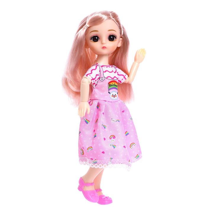 Кукла шарнирная «Катя» в платье, МИКС
Кукла шарнирная «Катя» в платье, МИКС