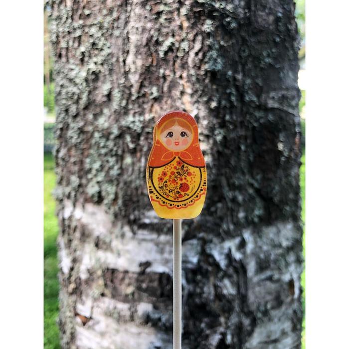 Леденец на палочке 3D «Желтая матрешка», 20 г
Леденец на палочке 3D «Желтая матрешка», 20 г