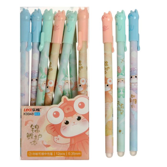 Ручка гелевая со стираемыми чернилами, стержень синий 0,5 мм, с рисунком МИКС
Ручка гелевая со стираемыми чернилами, стержень синий 0,5 мм, с рисунком МИКС