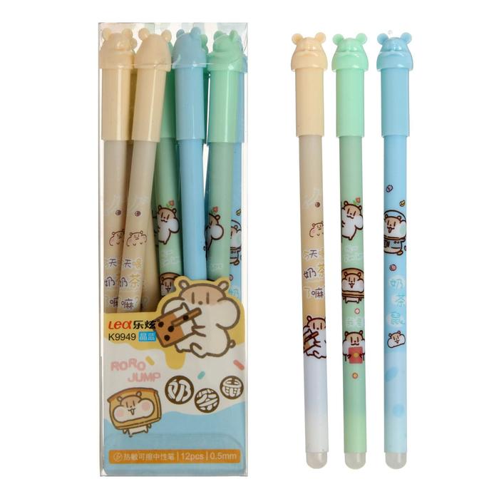 Ручка гелевая со стираемыми чернилами, стержень синий 0,5 мм, с рисунком МИКС
Ручка гелевая со стираемыми чернилами, стержень синий 0,5 мм, с рисунком МИКС