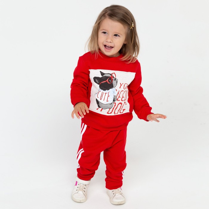 Комплект детский (лонгслив, брюки) цвет красный, рост 110 см
Комплект детский (лонгслив, брюки) цвет красный, рост 110 см