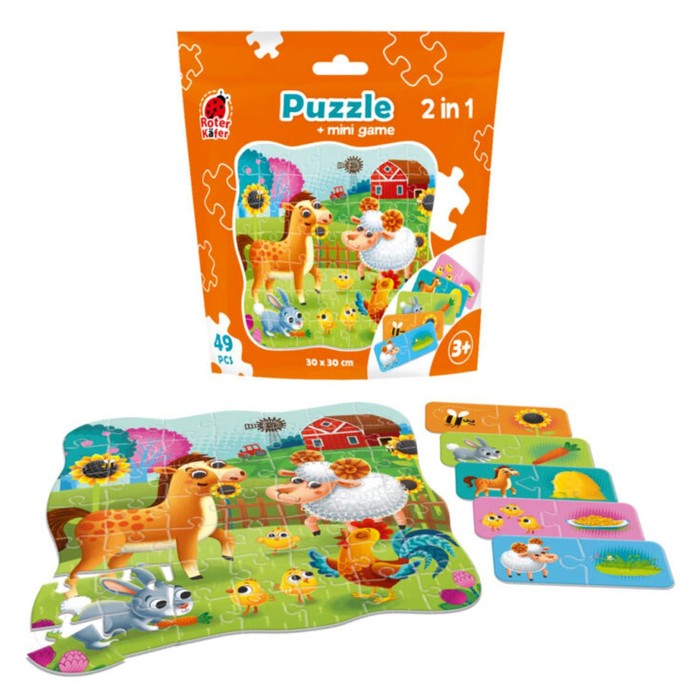 Пазл 2 в 1 «Ферма»
Пазл 2 в 1 «Ферма»