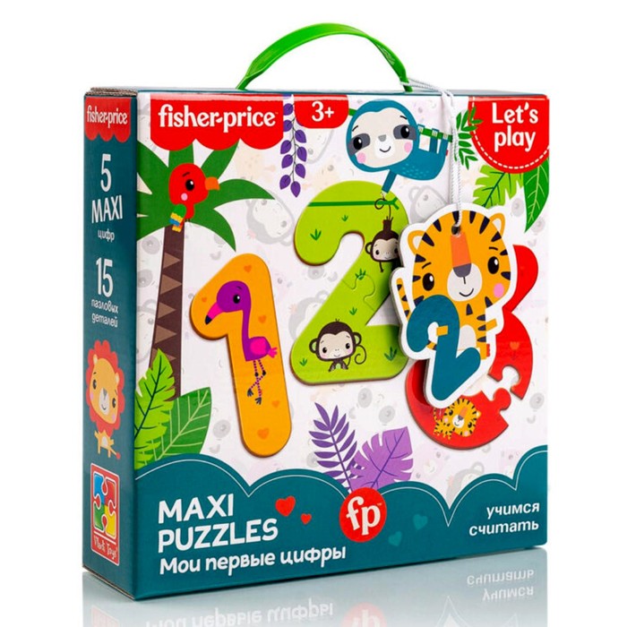 Макси-пазл «Мои первые цифры», 15 элементов
Макси-пазл «Мои первые цифры», 15 элементов