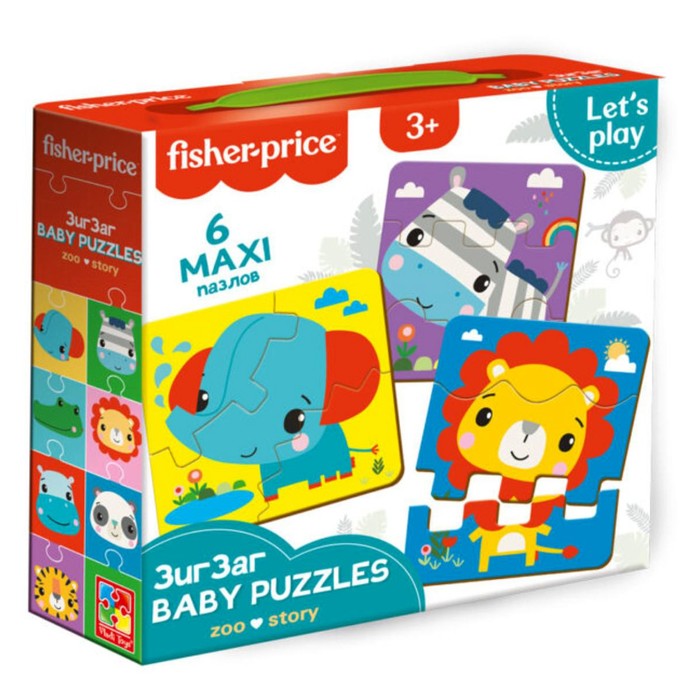 Пазл зигзаг «Зоопарк», 18 элемент
Пазл зигзаг «Зоопарк», 18 элемент