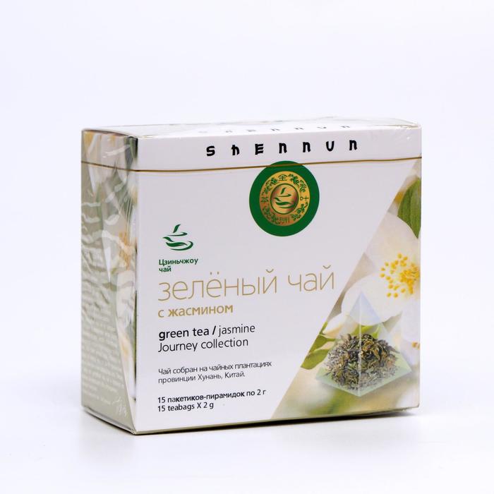 Чай зеленый с Жасмином в пирамидках, 30 г
Чай зеленый с Жасмином в пирамидках, 30 г