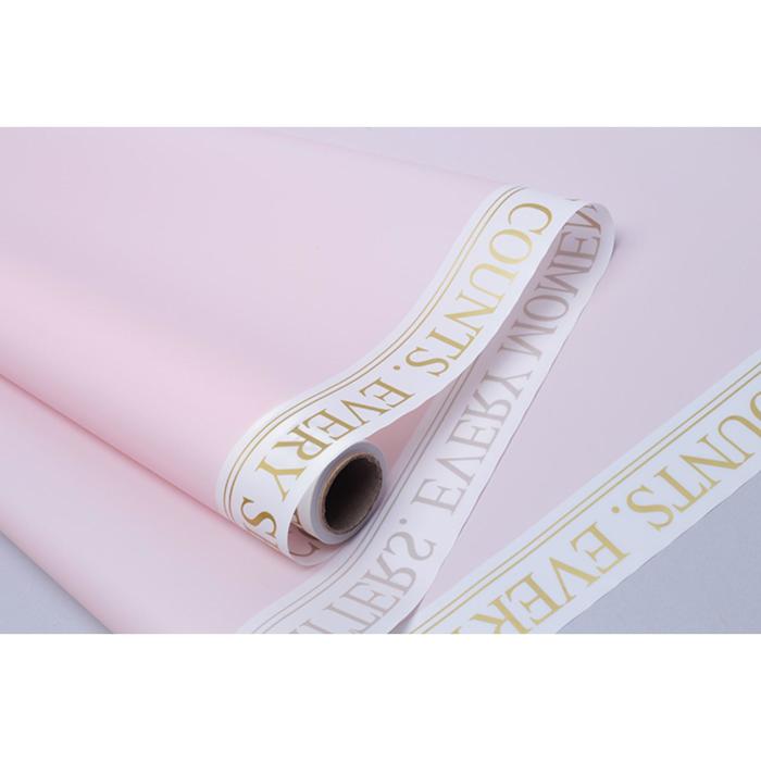 Пленка матовая "Надписи", розовая кайма, 58 см х 10 м
Пленка матовая "Надписи", розовая кайма, 58 см х 10 м