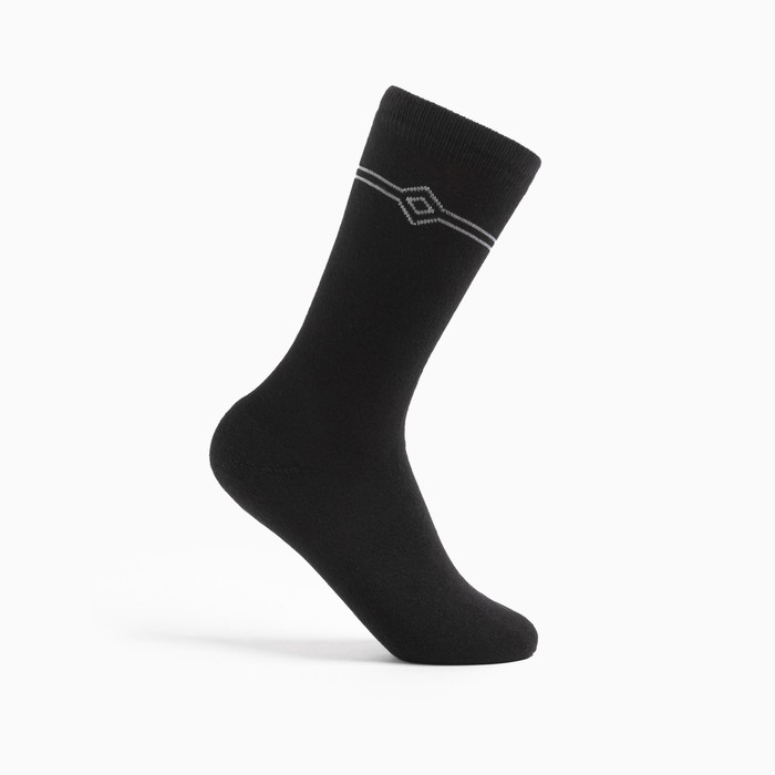 Носки мужские с махровым следом, цвет чёрный, размер 25
Носки мужские с махровым следом, цвет чёрный, размер 25