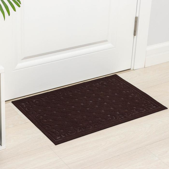 Коврик влаговпитывающий «Ромбы», 40×60 см, цвет коричневый
Коврик влаговпитывающий «Ромбы», 40×60 см, цвет коричневый